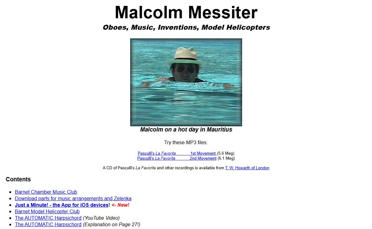 Malcolm Messiter Oboes