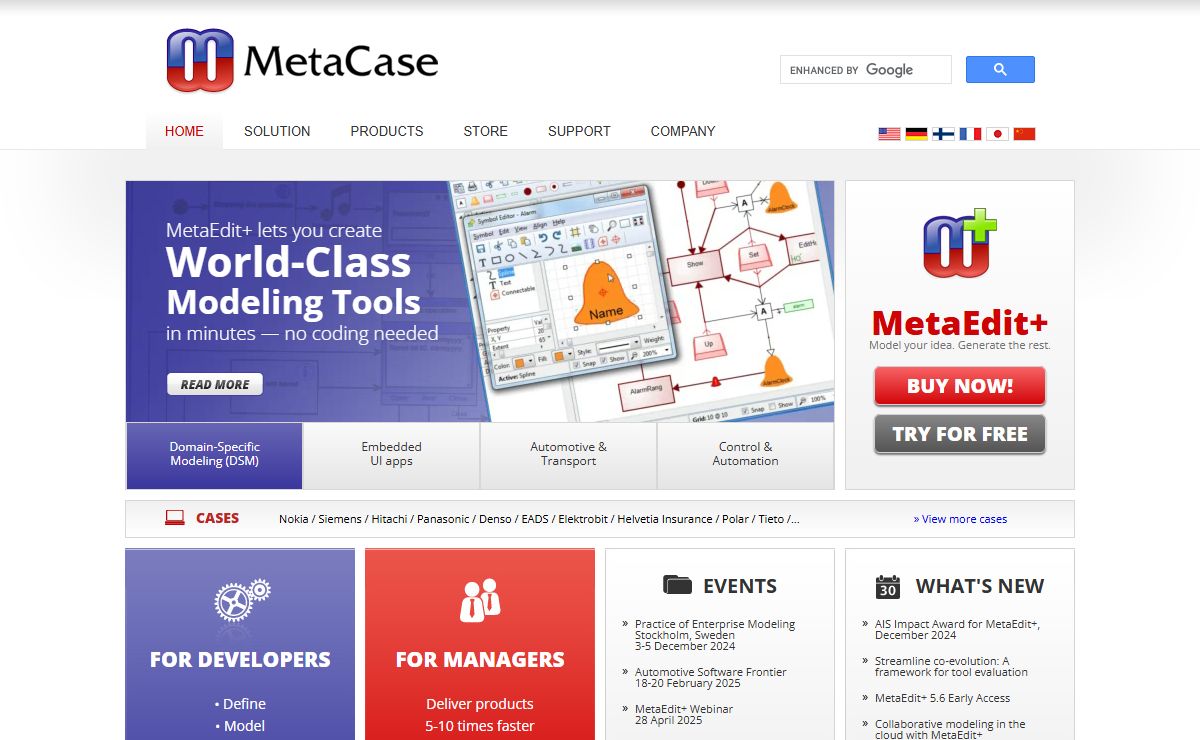 MetaCase - Domain-Specific Modeling with MetaEdit+