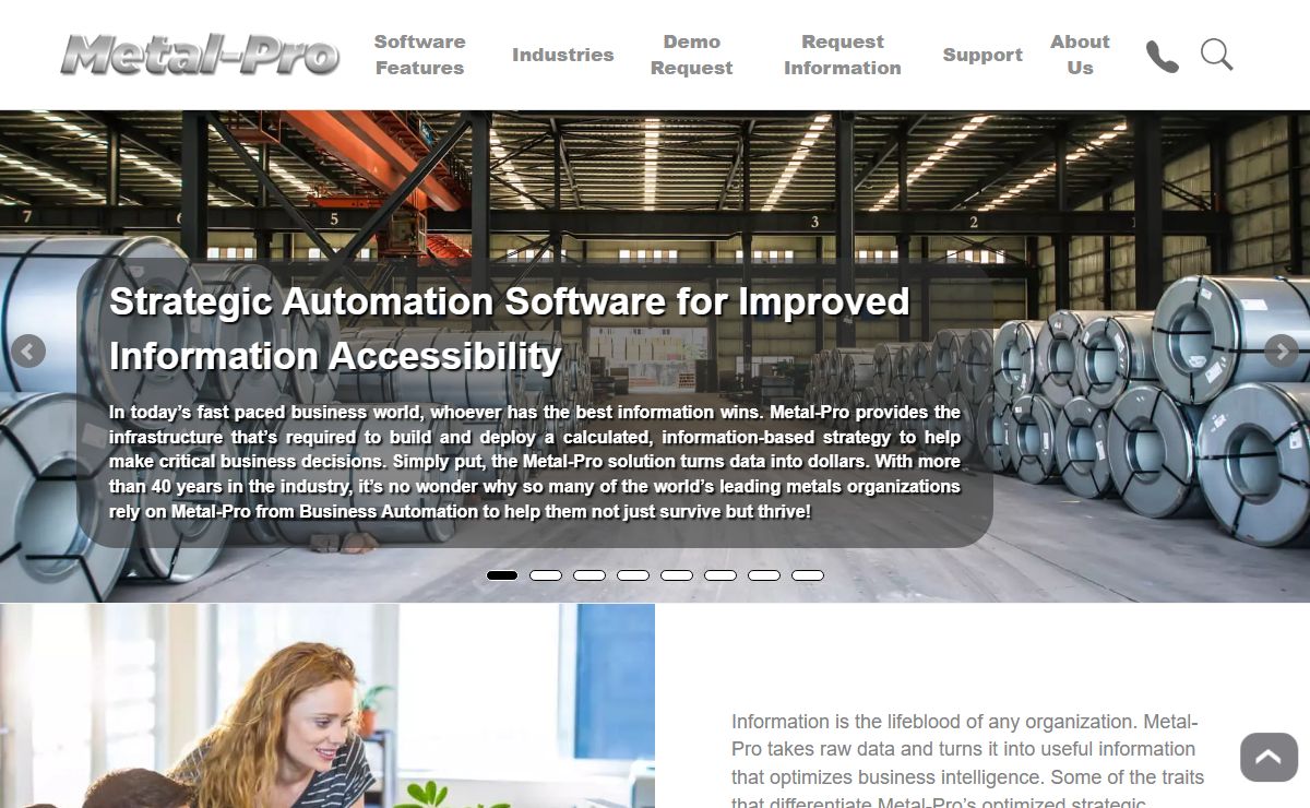 Strategic Automation Software | Metal Service Centers | Metal-Pro