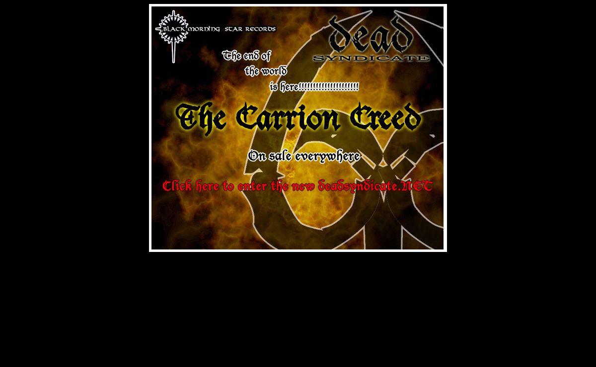 The Official Dead Syndicate Web Site