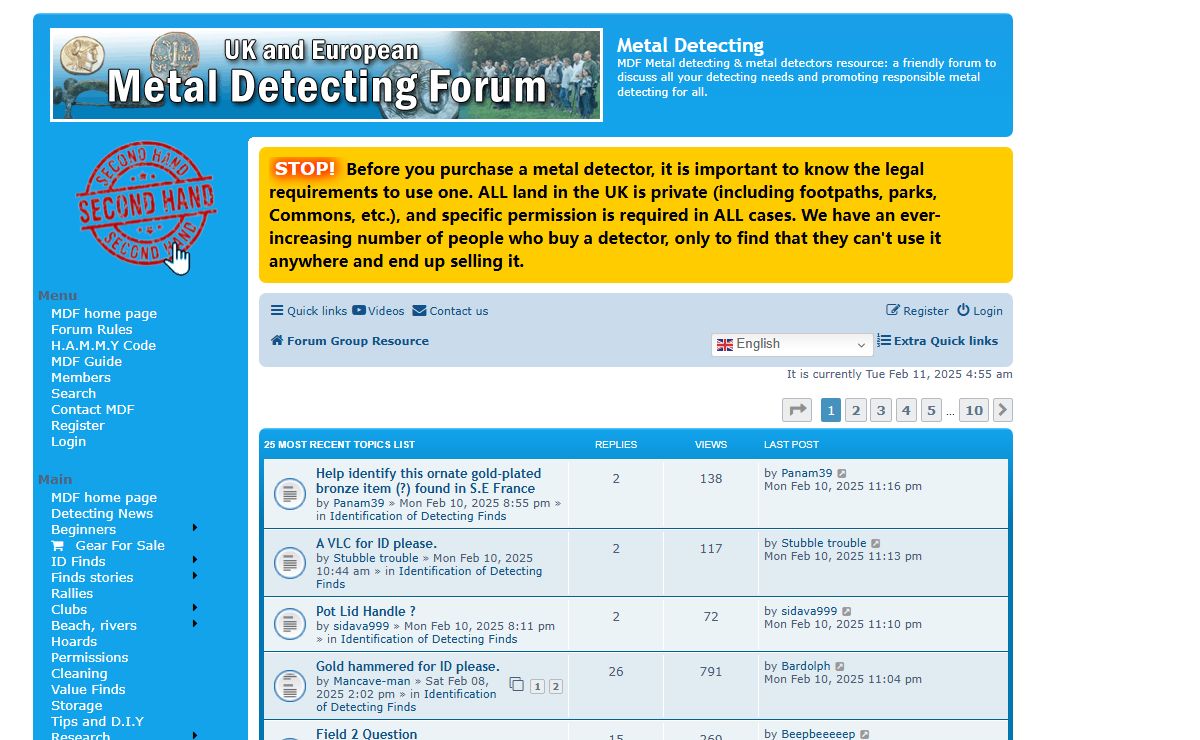 Metal Detecting - Forum Group Resource