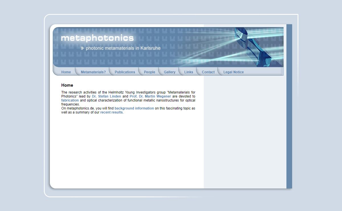 metaphotonics: Home