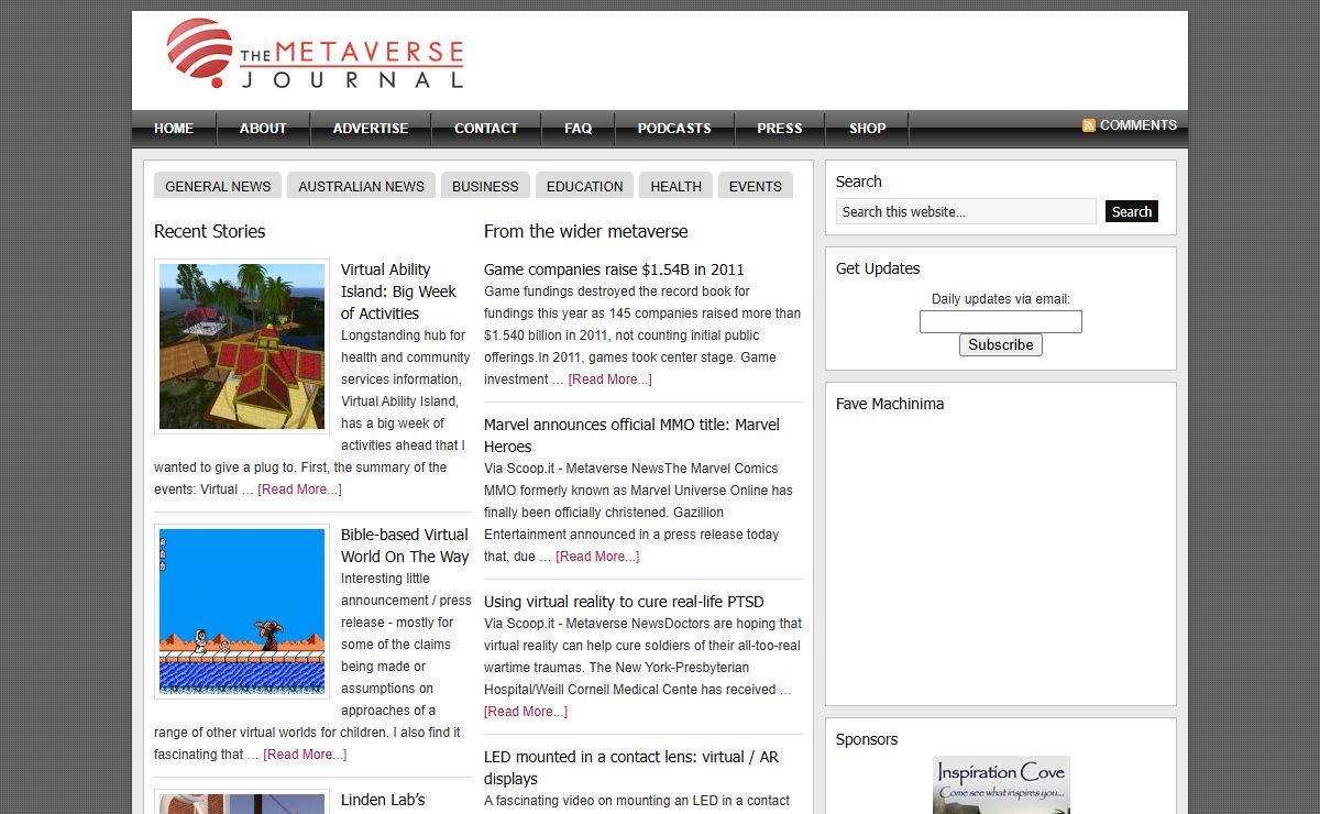The Metaverse Journal - Virtual World News