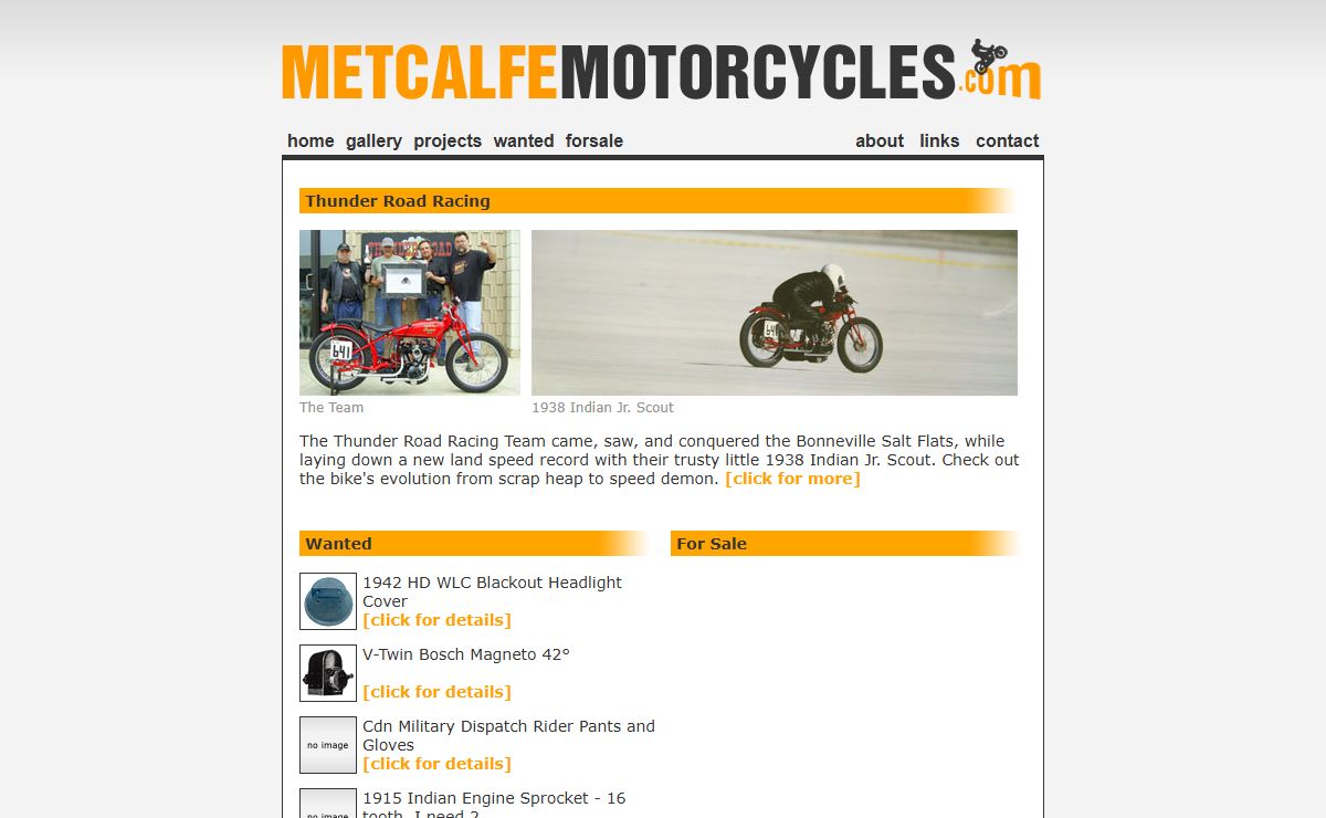Metcalfe Motorcycles