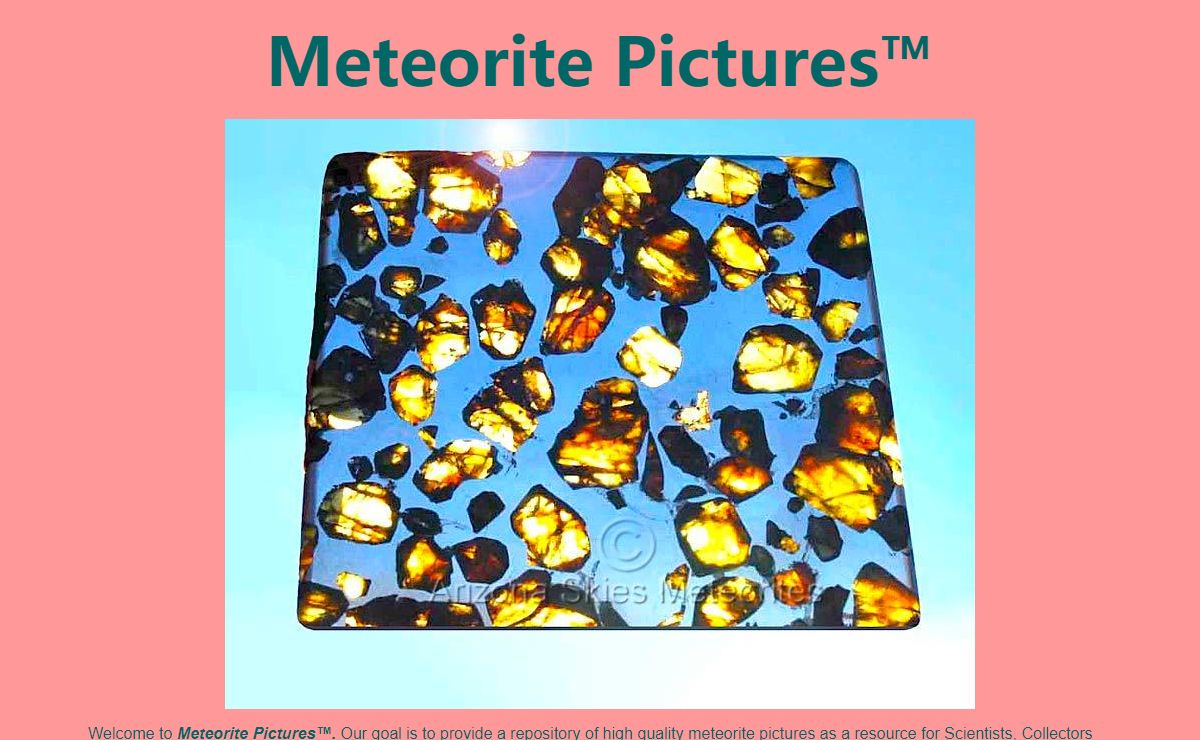 METEORITE PICTURES, METEORITE PHOTOS, PICTURES OF METEORITES, METEORITE PHOTOGRAPHY, METEORITE IDENTIFICATION