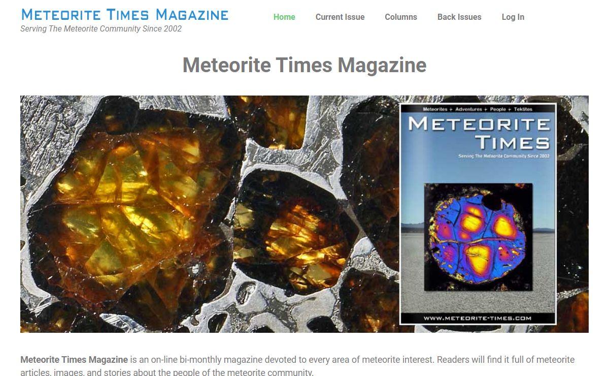 Meteorite Times Magazine