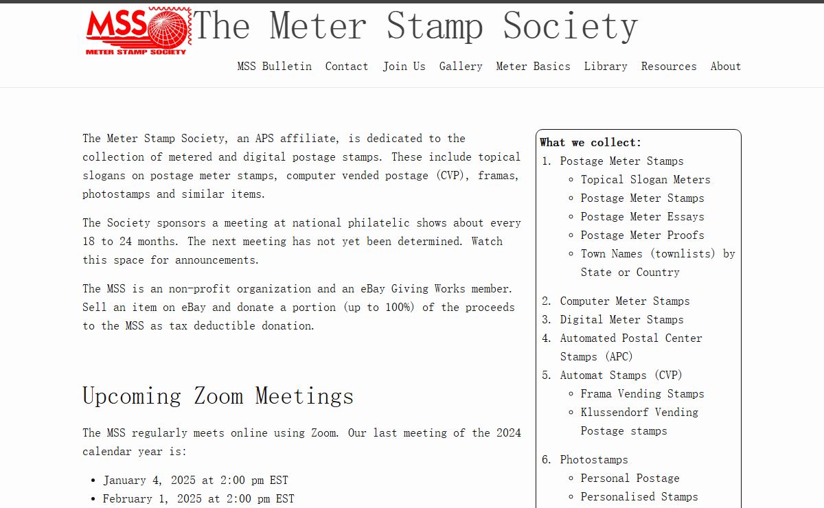 Welcome to the Official Website of the Meter Stamp Society | The Meter Stamp Society
