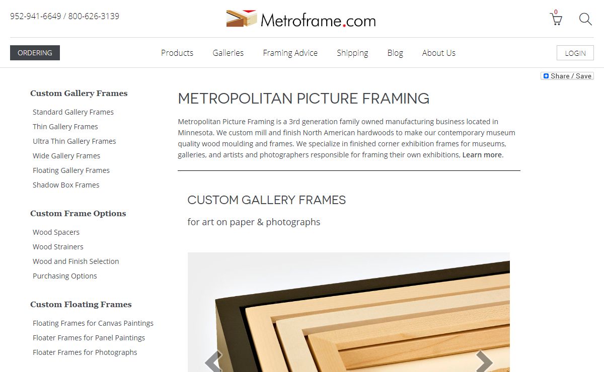 Metropolitan Picture Framing | Custom Picture Frames Metropolitan Picture Framing