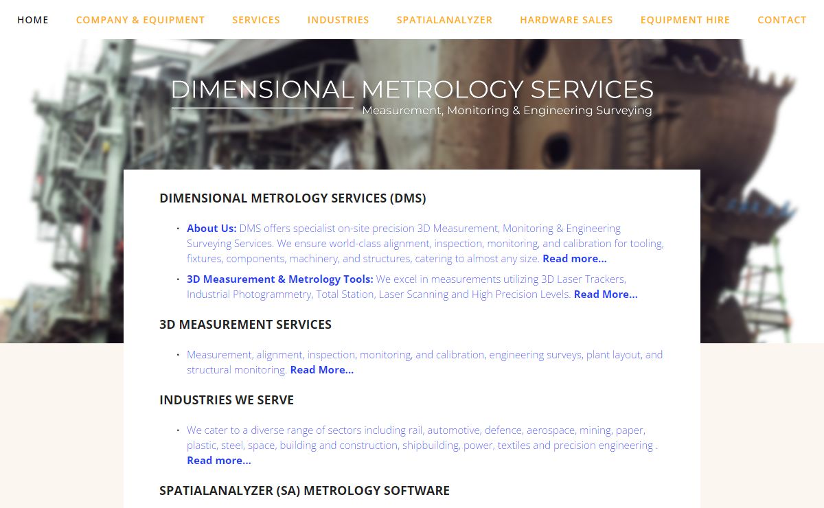 Dimensional Metrology Services