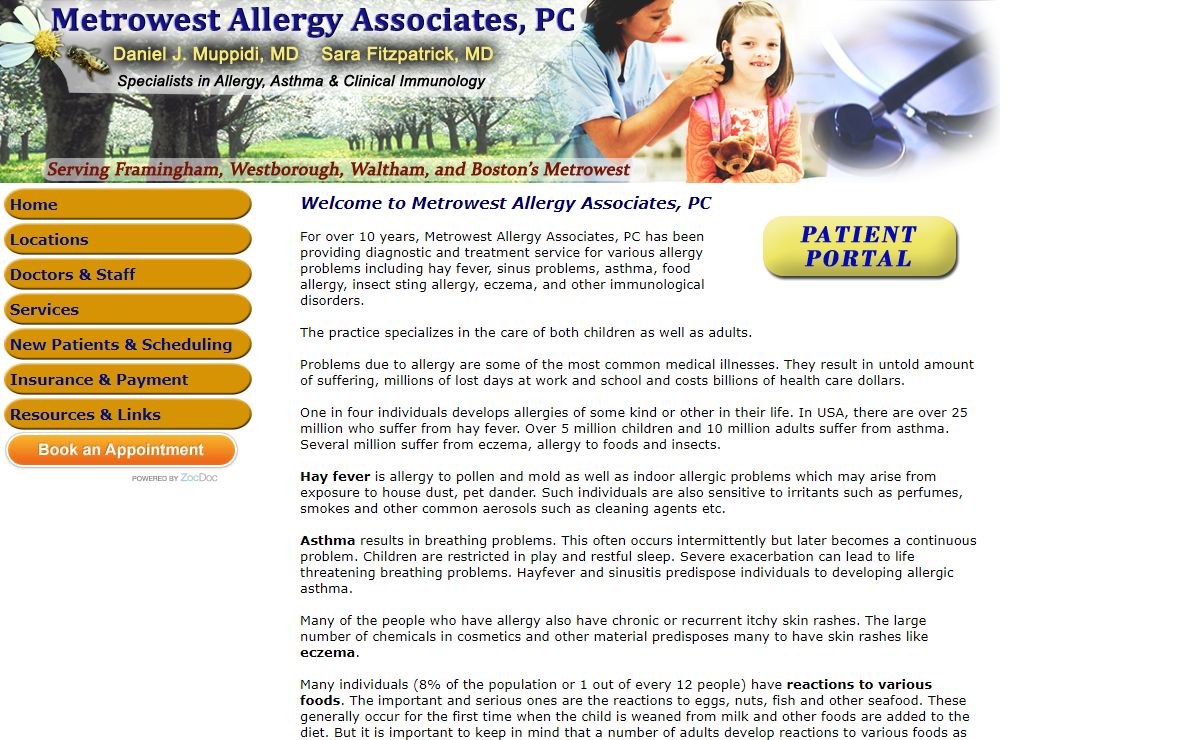 Metrowest Allergy Associates, PC