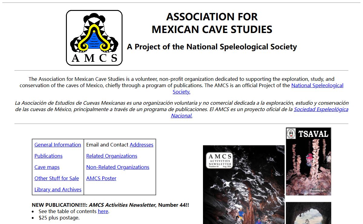 ASSOCIATION FOR MEXICAN CAVE STUDIES HOME PAGE