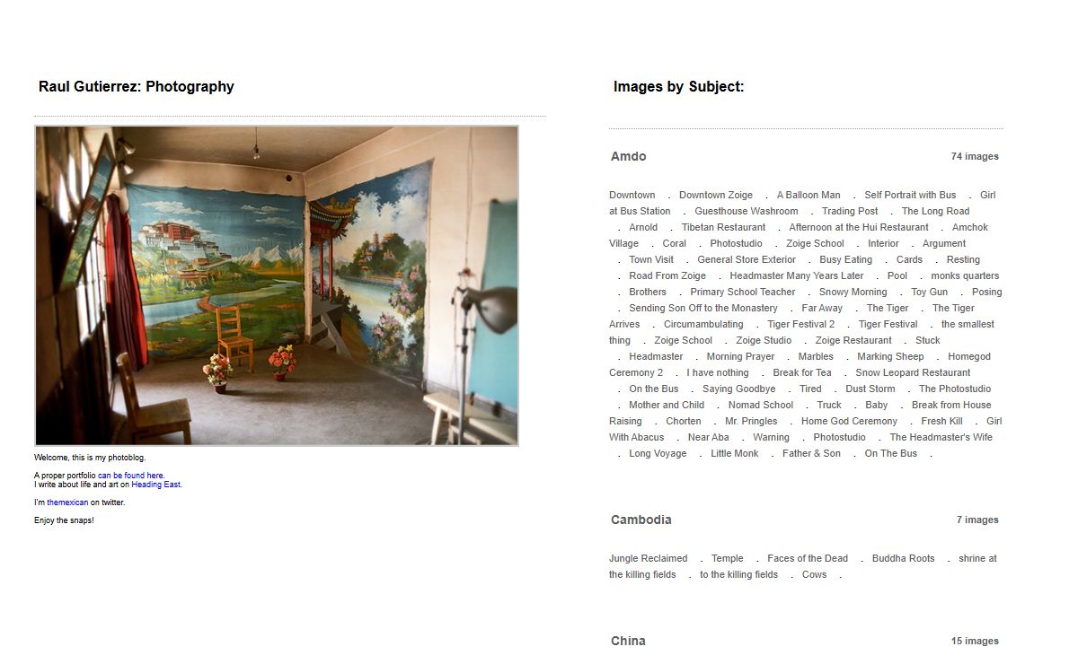 Mexican Pictures: Photography by Raul Gutierrez