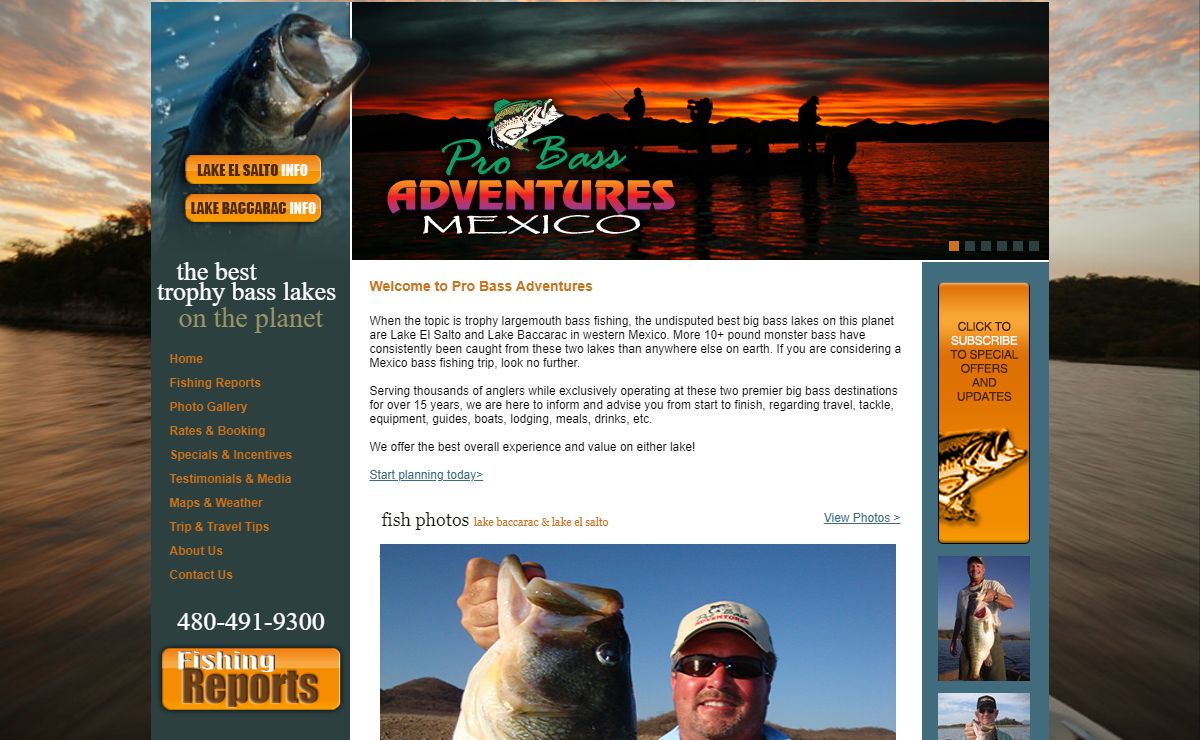 Mexico Bass Fishing Trips to Lake Baccarac and Lake El Salto