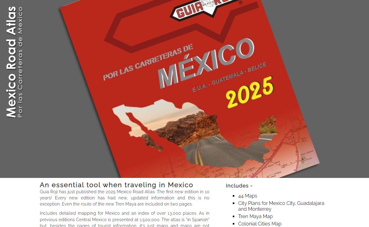 Por las Carreteras de Mexico | Mexico Road Atlas | Guia Roji