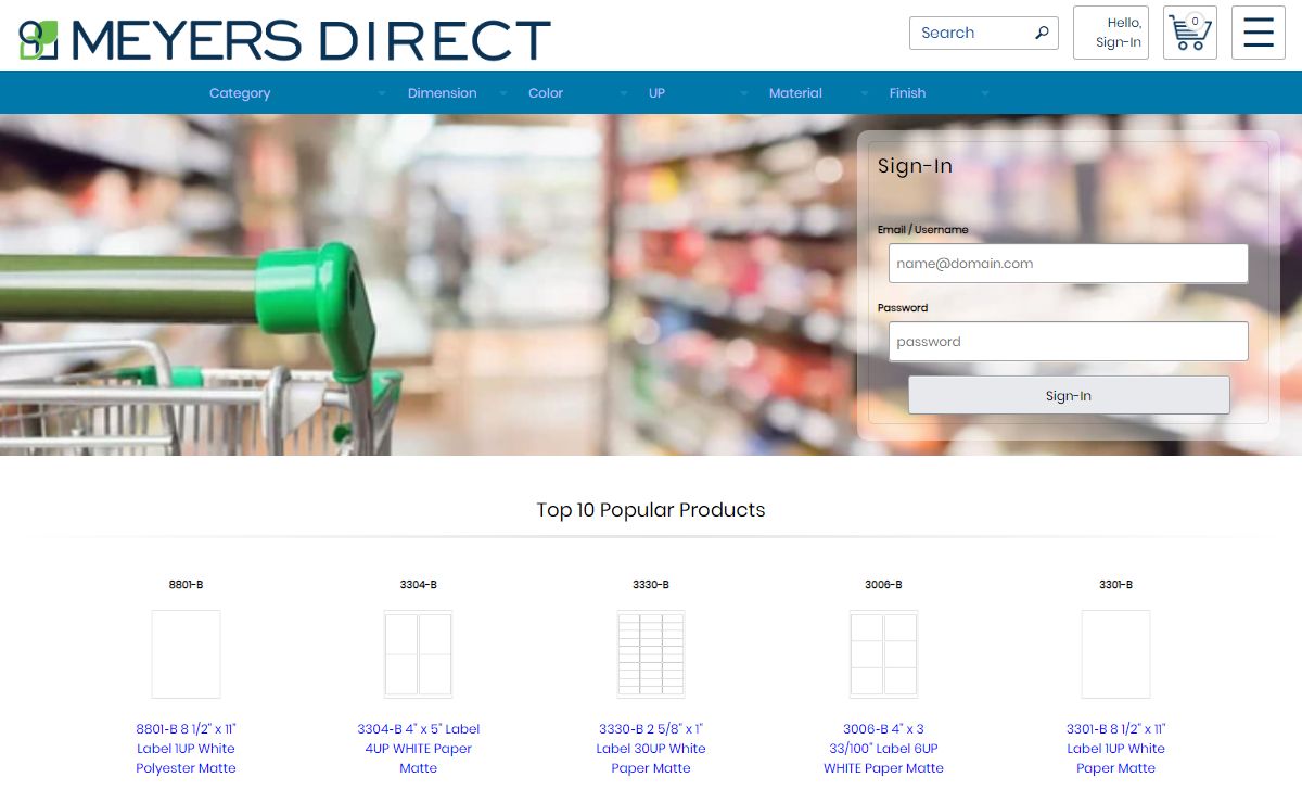 Meyers Direct Desktop