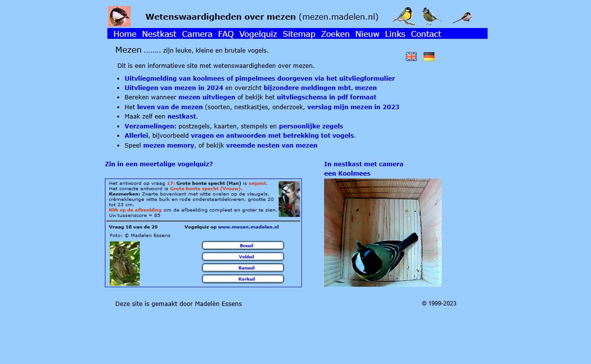 Vogels: Mezen