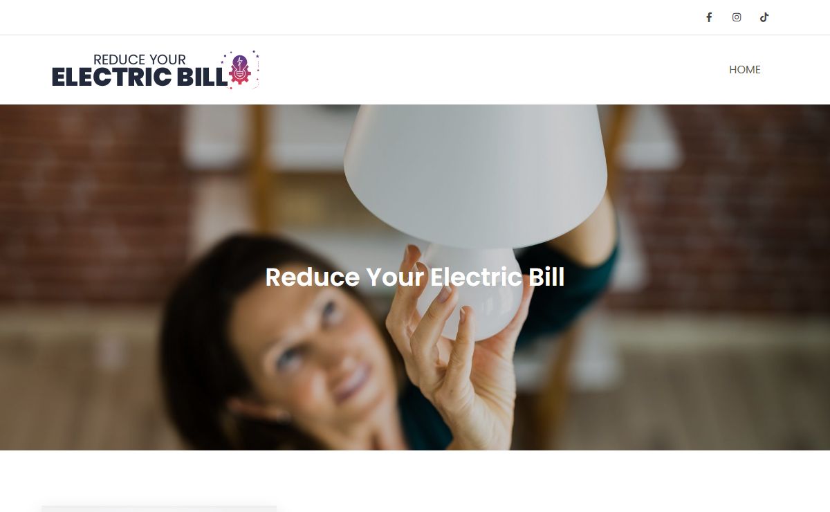 Reduce Your Electric Bill