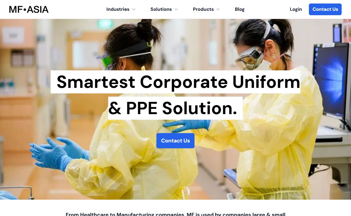 MF Asia: Corporate Uniforms & Workwear Solution For Global Businesses | MF Asia Singapore