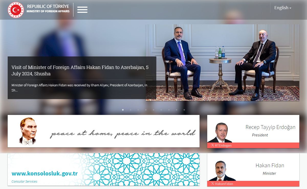 Republic of Türkiye Ministry of Foreign Affairs