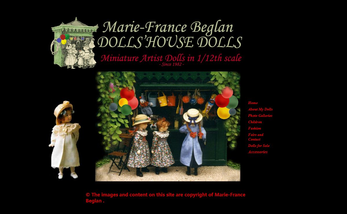 Marie-France Beglan Dolls' House Dolls