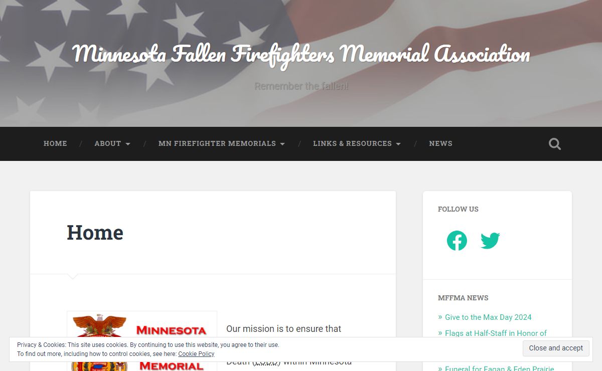 Minnesota Fallen Firefighters Memorial Association – Remember the fallen!