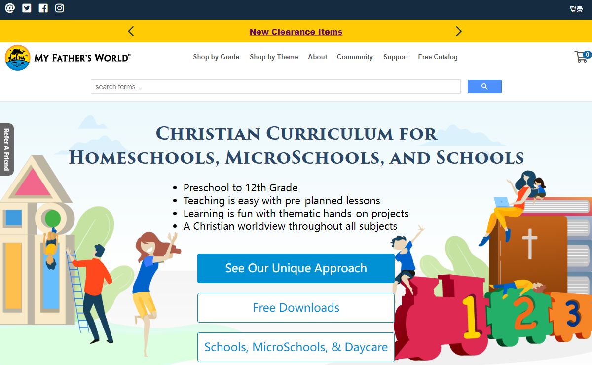 My Father's World | Christian Homeschool Curriculum