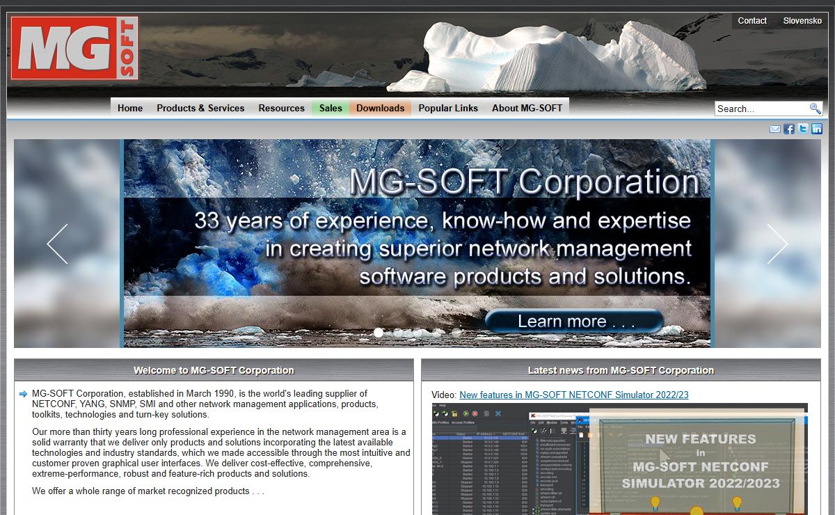 MG-SOFT Corporation: NETCONF, YANG, SNMP and SMI applications, products, toolkits, technologies and turn-key solutions.
