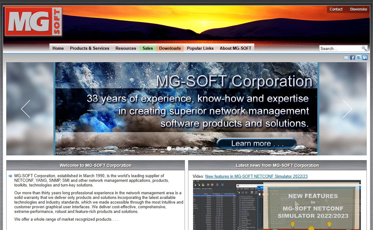 MG-SOFT Corporation: NETCONF, YANG, SNMP and SMI applications, products, toolkits, technologies and turn-key solutions.