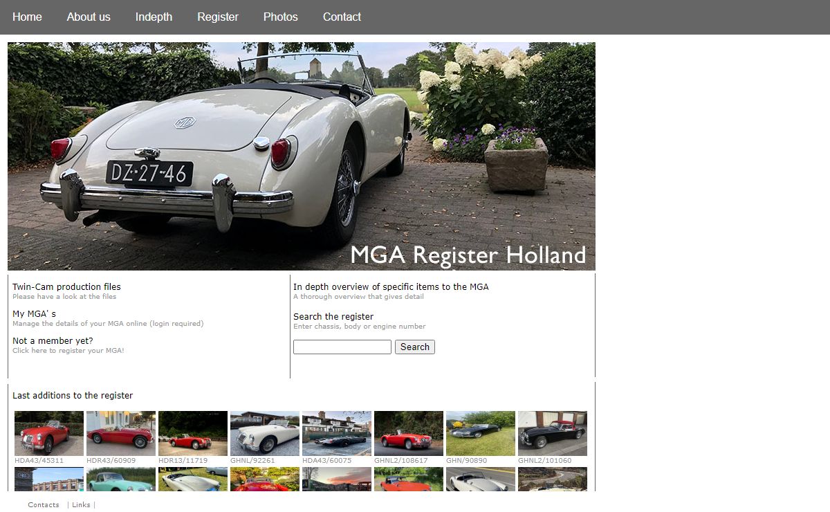 MGA Register Holland