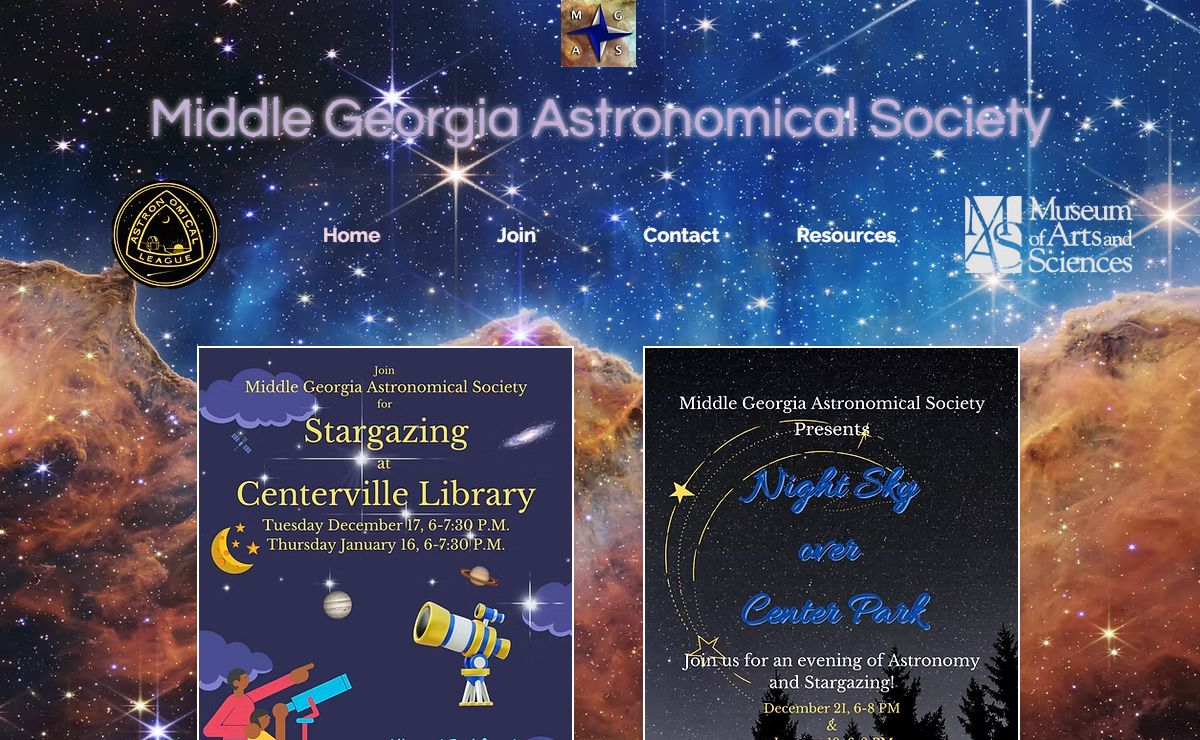 Middle Georgia Astronomical Society | Astronomy Club
