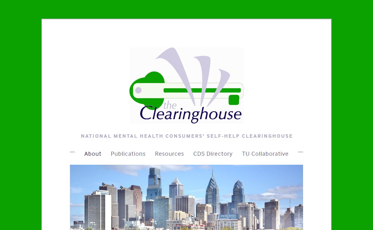 National Mental Health Consumers' Self-Help Clearinghouse