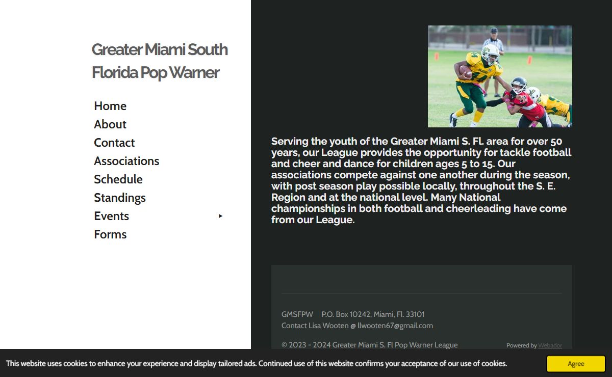Greater Miami S. Fl Pop Warner League