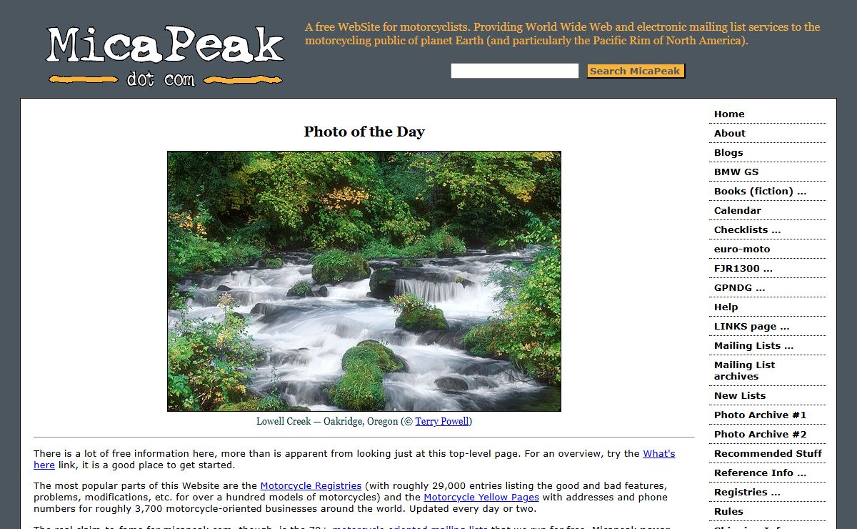 MicaPeak dot com