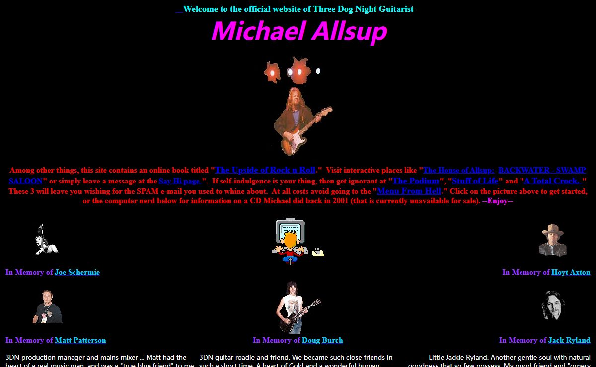Michael Allsup Homepage
