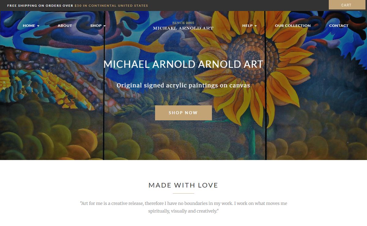 Michael Arnold Art - original signed acrylic paintings on canvas