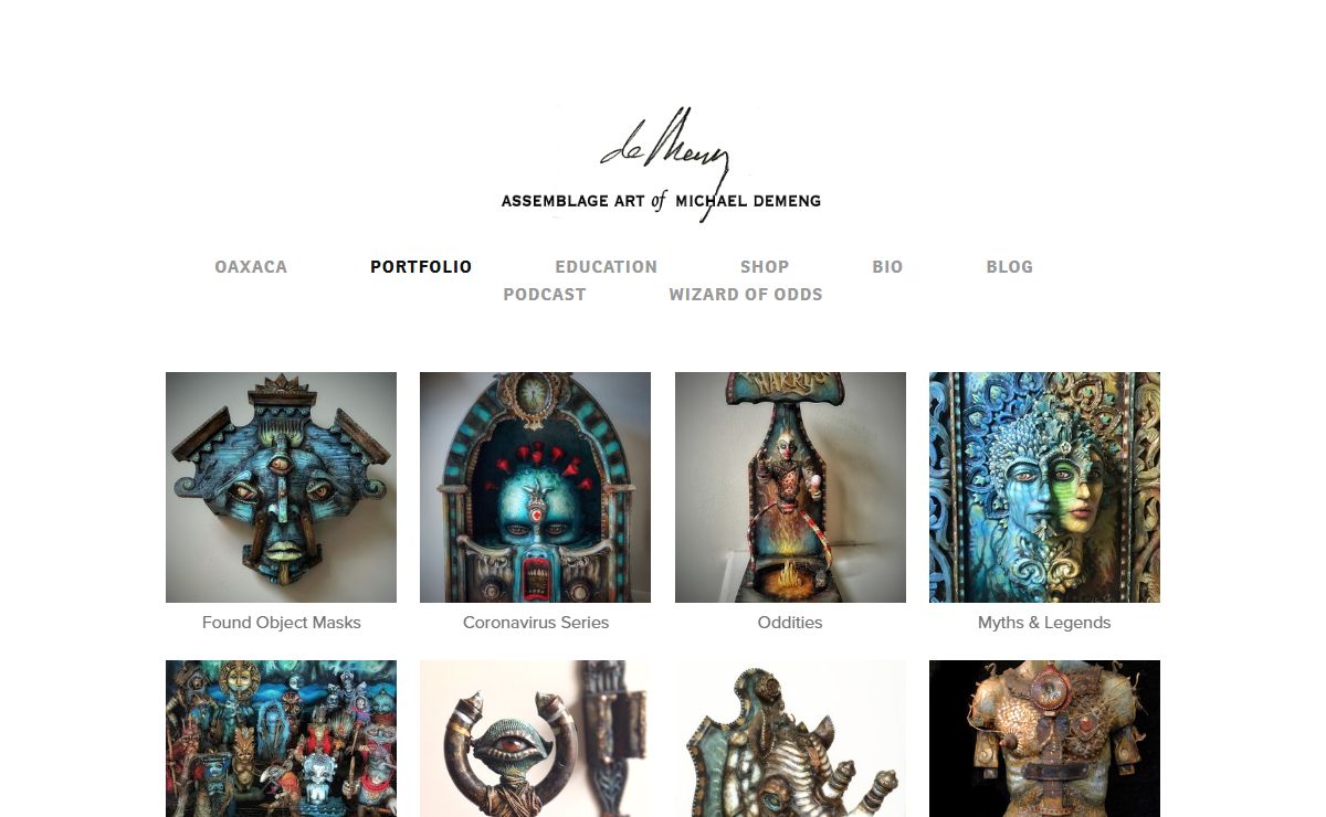 The Assemblage Art of Michael deMeng