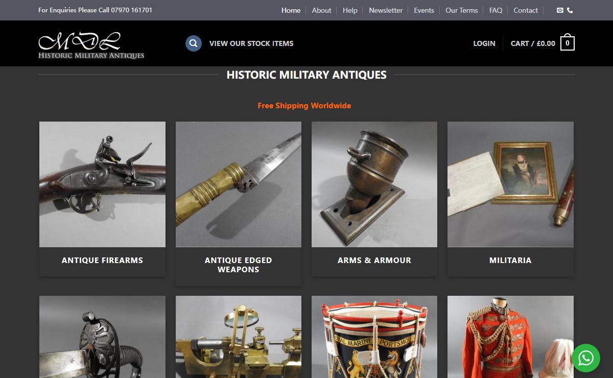 Michael D Long Ltd | Antique Arms & Armour – Michael D Long Ltd | Antique Arms & Armour