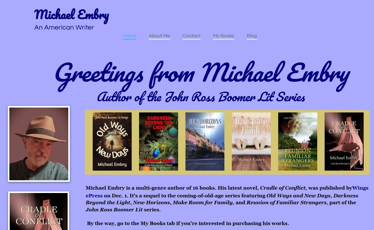 American Writer Michael Embry