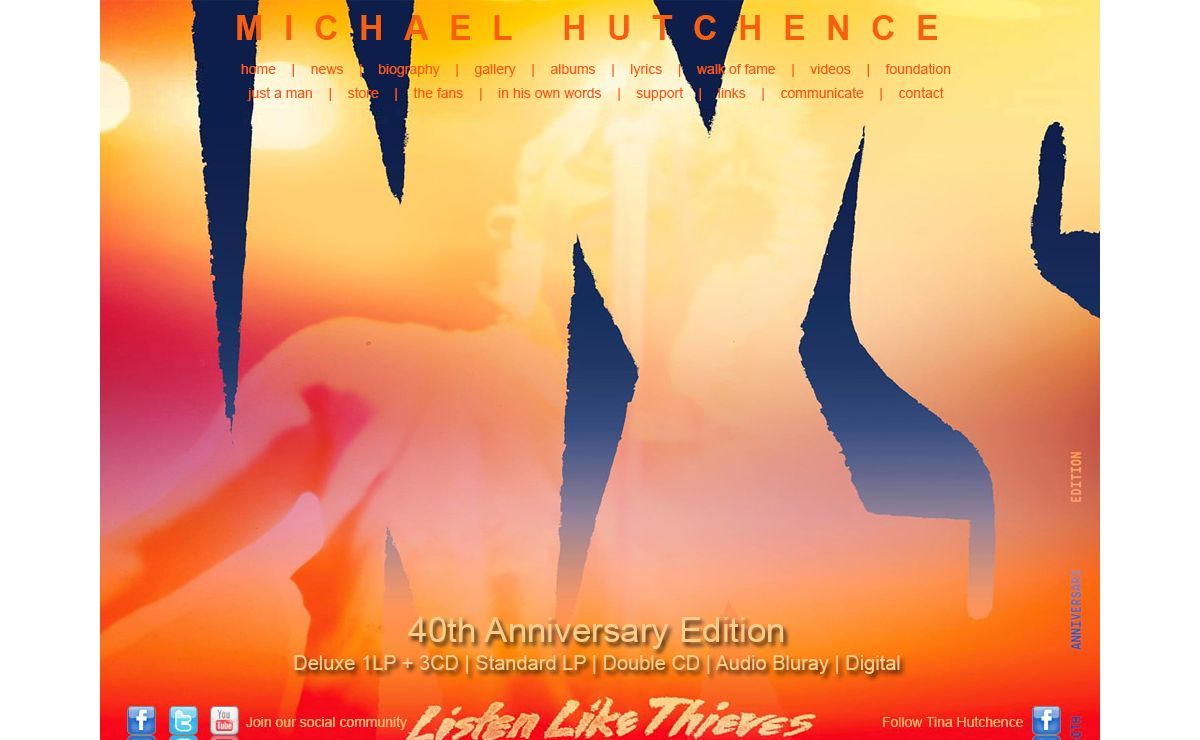 Michael Hutchence - Official Website