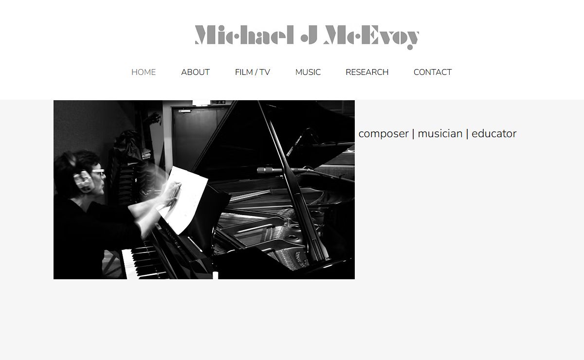 Music Composer | Michael J McEvoy Composer