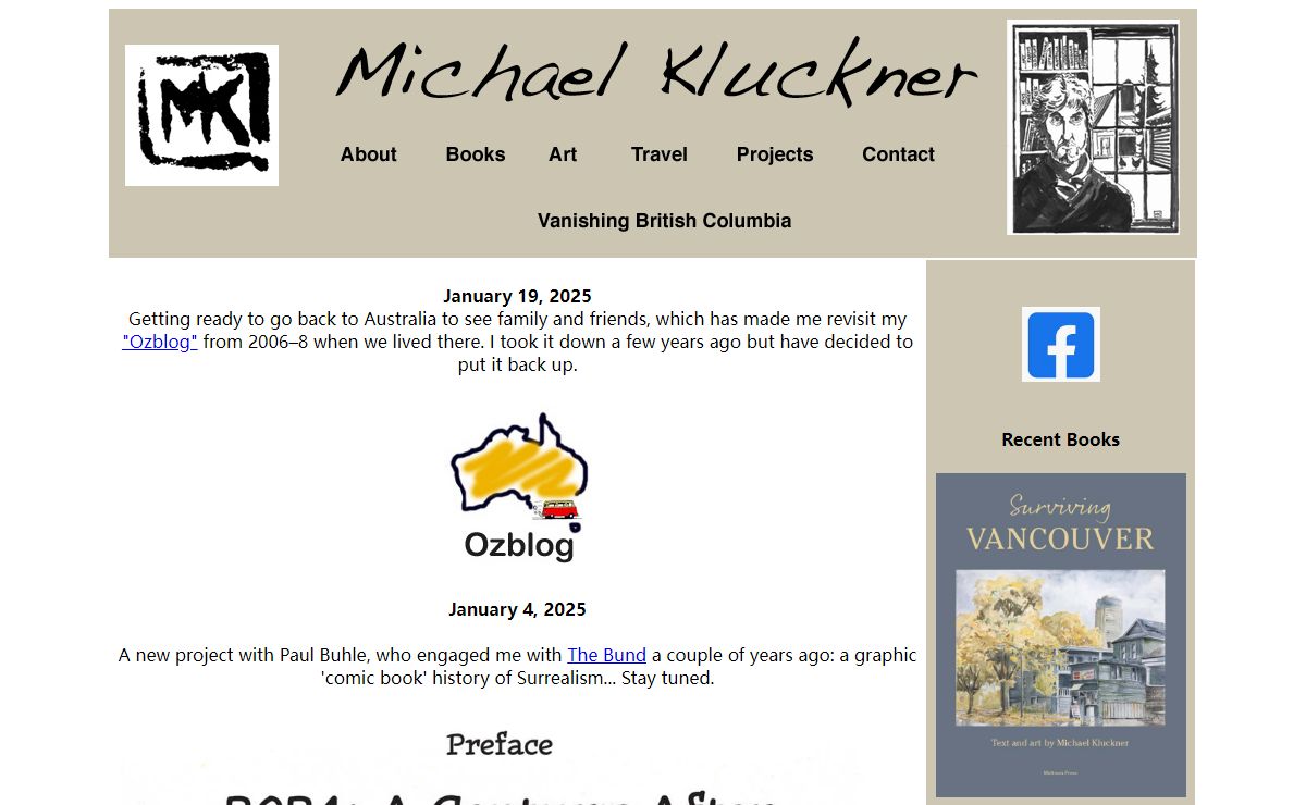 Michael Kluckner Artist Writer