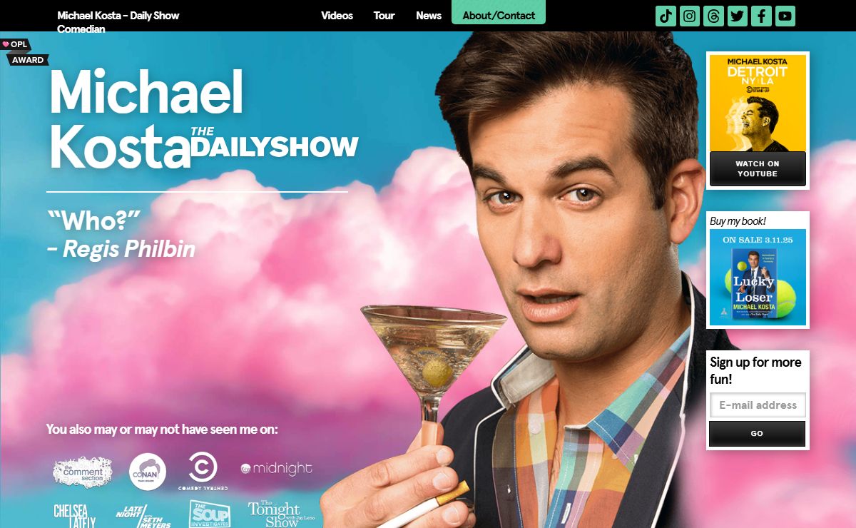 Michael Kosta - Daily Show Comedian
