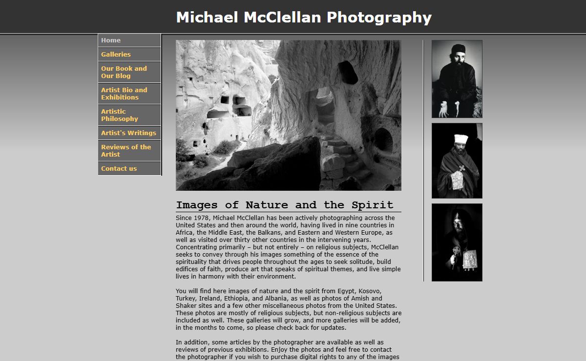 Michael McClellan Photography: Images of Nature and the Spirit