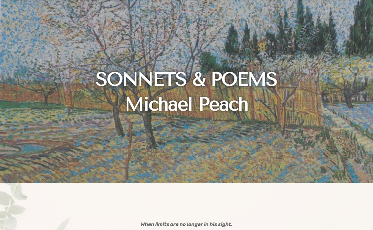 Sonnets & Poems by Michael Peach – by Michael Peach