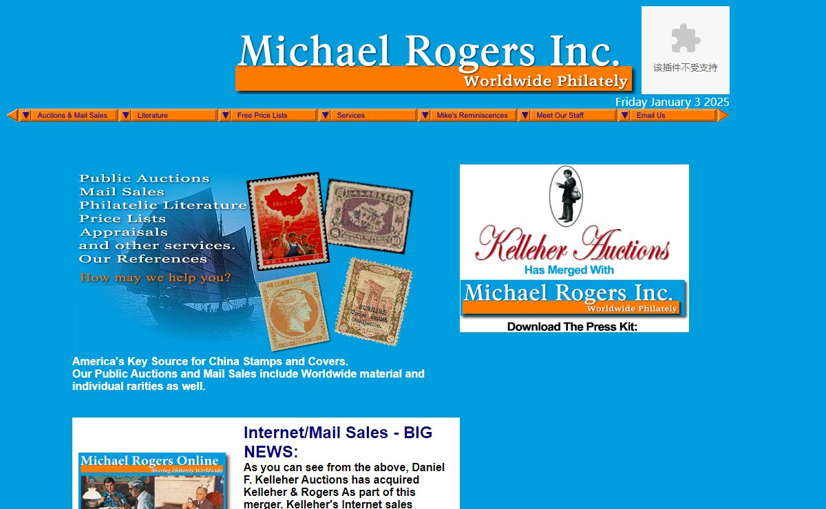 Kelleher & Rogers Asian Philately