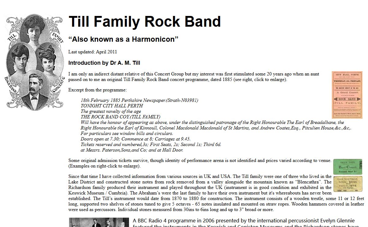 Till Family Rock Band