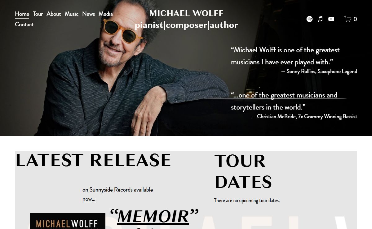 MICHAEL WOLFF pianist|composer|author