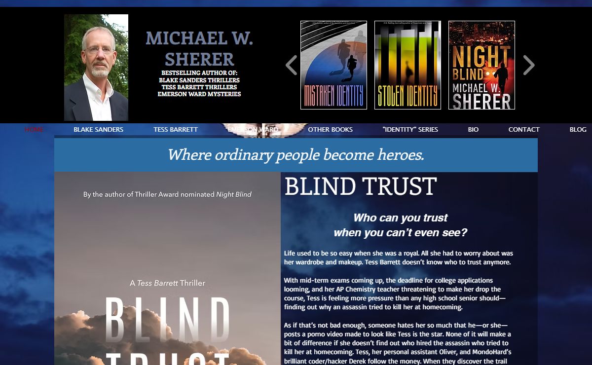 Thriller Writer | Michael W. Sherer Thriller Author