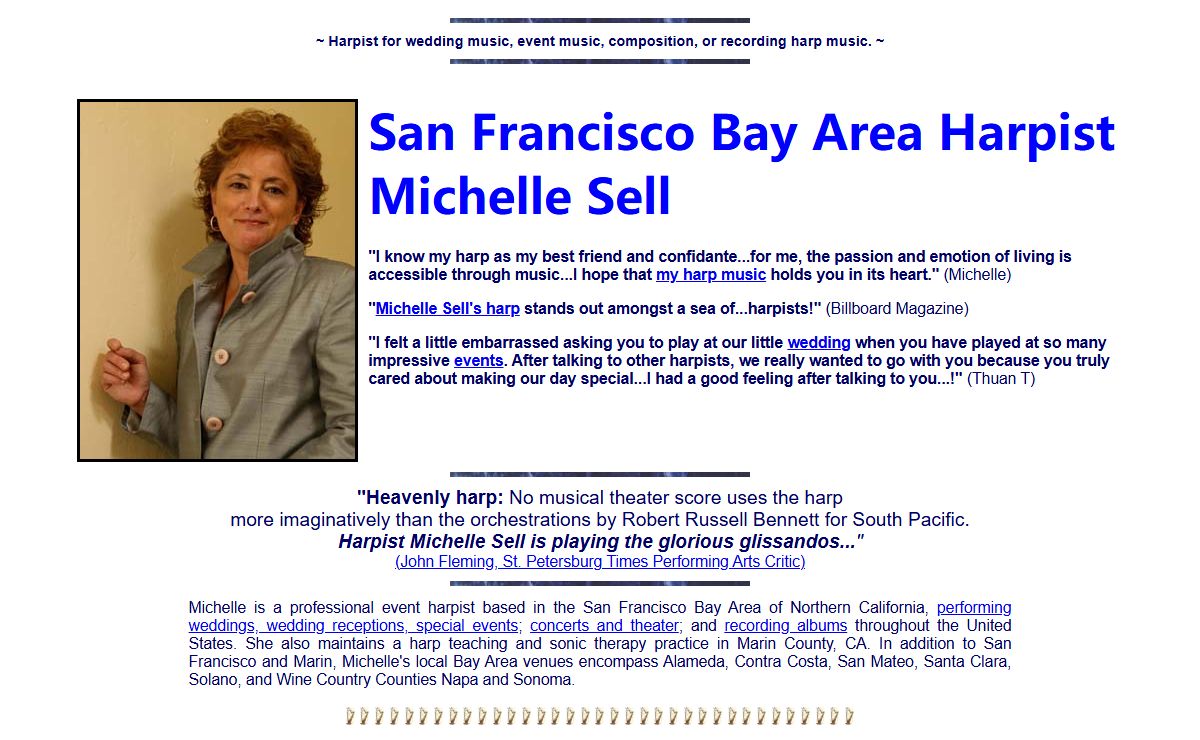 Wedding Music - Event Music - Harp Music - Bay Area Harpist, San Francisco, CA