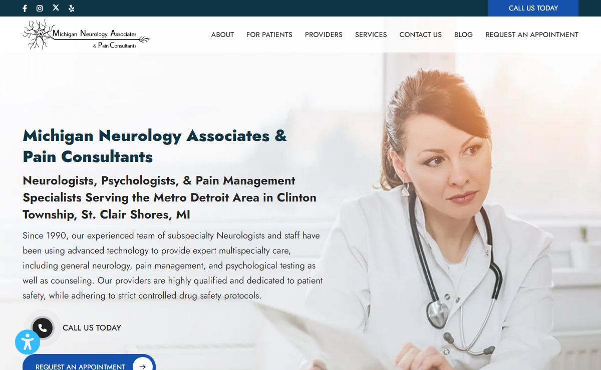 Best Neurologists & Pain Management Specialists in Metro Detroit | Michigan Neurology Associates